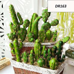 DR163 Mini Verde Coperta Succulente Artificiale Desert Piante artificiali Piante di <span class=keywords><strong>cactus</strong></span> - Product Image 3
