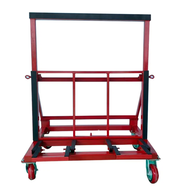 High quality glass transport wagons granite shop stone moving cart For Storage And Transport