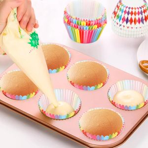 Moule à cupcakes en papier, boîte à muffins, plateau <span class=keywords><strong>de</strong></span> cuisson, outils <span class=keywords><strong>de</strong></span> décoration <span class=keywords><strong>de</strong></span> gâteaux, décoration <span class=keywords><strong>de</strong></span> fête d'anniversaire, moule à pâtisserie DIY - Product Image 4