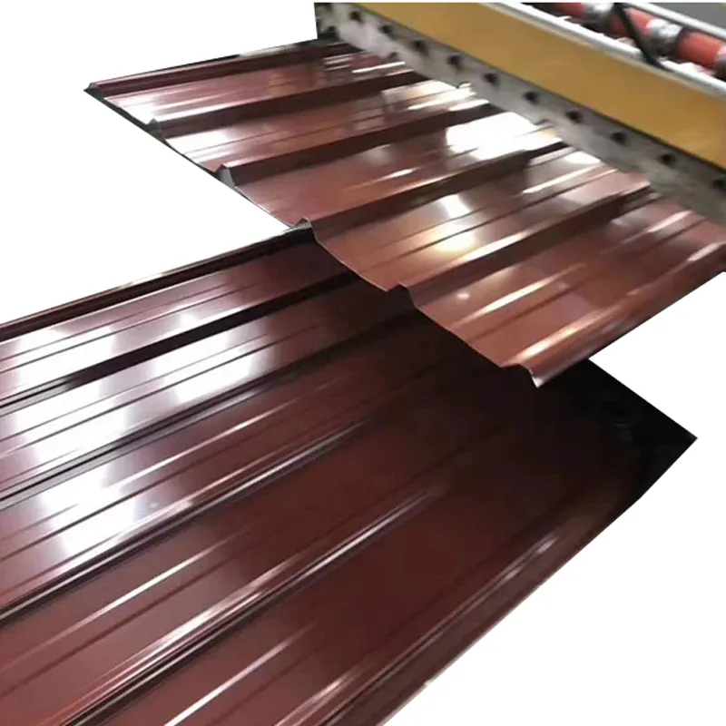 Schlussverkauf hochwertige farbige Dachplatten verzinktes wellpappe-blatt PPGI mit guter Qualität