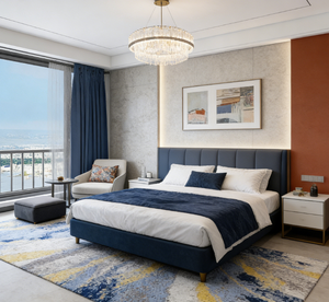 Alfombra Axminster Personalizada y Duradera con Diseño Moderno para Pisos de Hoteles Comerciales - Product Image 1