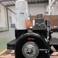 Compresseur d'air à vis portatif GCU4-7.5kw, monté sur véhicule, lubrifié, refroidi par air, générateur d'ozone pour la sanitaire, équipement minier, PLC