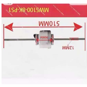 มอเตอร์ไร้แปรงถ่าน Mws100-8k-ps1 ความยาว 510 มม. สำหรับเครื่องปรับอากาศแบบรวมศูนย์และชุดอากาศบริสุทธิ์ - Product Image 2