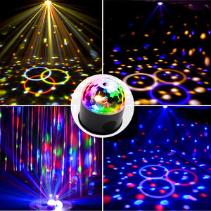 Boule magique LED autoportante à commande vocale IP65 USB Agi32 pour scène, DJ, discothèque, marché nocturne, éclairage de voiture et commerçants - Product Image 1