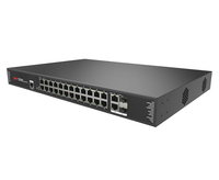 Computer Hardware Software L2 Managed PoE Switch with 24port 10/100mbps Poe Port and 2*100/1000M Combo TP/SFP Port