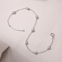 Simple 1ct 2ct 3ct DEF Couleur vvs Fine Lab-grown Diamond Jewelry Bracelet Cadeau