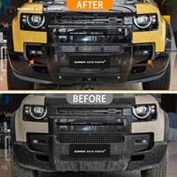 Accesorios Exteriores para Todoterreno, Cubierta de Lámpara ABS, Cubierta de Luz Antiniebla Delantera para Land Rover Defender 90 110, Kit de Carrocería