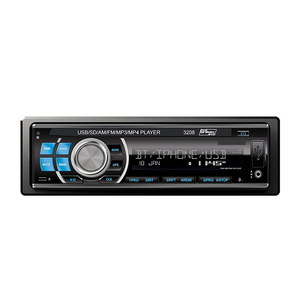 Receptor estéreo para coche DIN único, reproductor de MP3 desmontable, pantalla LCD USB, función manos libres, incluye asistente de voz directo - Product Image 1