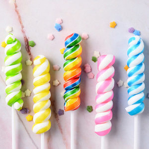Sucettes spirales en conserve pour la Journée des enfants, 12g, texture dure, enrobées de fruits, esthétiques, rose bonbon, export, fabricant - Product Image 4
