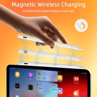 Pena Stylus USBC Aktif, Pena Kapasitif Nirkabel, Kompatibel untuk iPad, Menulis di Ponsel, Tipe C, Anti Sentuhan Telapak Tangan, Fitur Tilt, Hotkey
