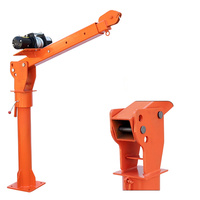Nouveau Portable 360 Degrés Rotatif Télescopique 24v Palan Électrique 1 Tonne Monté Sur Véhicule Mini Grue
