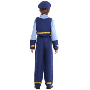 Costume de policier pour Halloween, jeu de rôle, fête, spectacle, ensemble pour enfants avec accessoires - Product Image 4