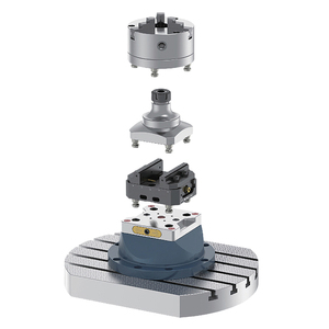 Mỏ kẹp tự định tâm khí nén AV0166 với lực kẹp 20KN cho dây chuyền sản xuất CNC tự động - Product Image 5