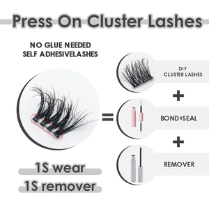 <span class=keywords><strong>Faux</strong></span> <span class=keywords><strong>cils</strong></span> Lazygirl à <span class=keywords><strong>effet</strong></span> 3D, faits à la main, auto-adhésifs, longue tenue 7-15 jours, en fibres végétales, imperméables, avec bande transparente - Product Image 5