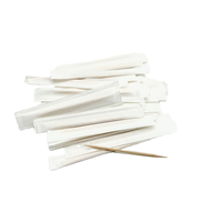 Vente en gros de cure-dents à double pointe en bambou naturel réutilisables, biodégradables, écologiques, capacité personnalisée, restauration
