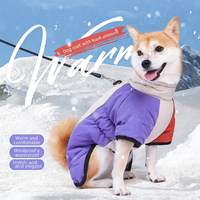 Vêtements pour animaux de compagnie OEM ODM, veste imperméable et chaude pour chien, manteau d'hiver pour chien, protège du froid et du vent, vêtements réfléchissants pour chien à deux pattes