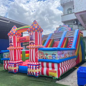 Perfect Inflatables: Tobogán Inflable con Piscina, Casa de Brinco con Tobogán, Juguete Inflable de Dibujos Animados, Popular en Parques Acuáticos - Product Image 1