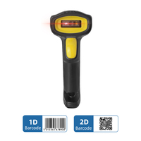 Lecteur de codes-barres portable filaire/sans fil 1D 2D, lecteur universel de codes QR pour les points de vente des supermarchés et les écrans de téléphones mobiles