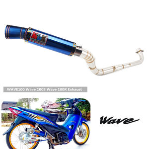 <span class=keywords><strong>ท่อไอเสีย</strong></span>รถมอเตอร์ไซค์ WAVE100 แบบเต็มระบบ สลิปออน สำหรับ Honda Wave <span class=keywords><strong>100</strong></span> Wave 100S Wave 100R  <span class=keywords><strong>ท่อไอเสีย</strong></span>แต่ง  ท่อกลาง - Product Image 1