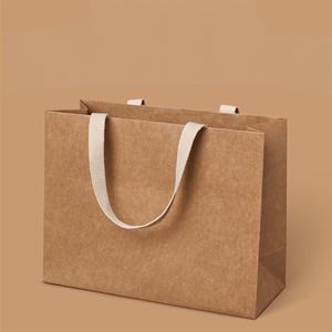Wholesale Luxury <b>Art</b> Paper Bags with Ribbon Bowknot Handle Customized Design Recycled Materials for Shopping with Your Logo - Product Image 5
