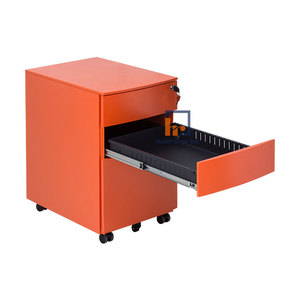 Mini candado para debajo del escritorio, muebles de almacenamiento modernos, Pedestal de acero para oficina de Metal, 3 cajones, archivador móvil, escuela, Hospital Modular - Product Image 2