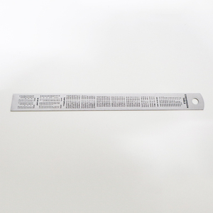 <span class=keywords><strong>Règle</strong></span> <span class=keywords><strong>en</strong></span> acier inoxydable de 6 pouces (<span class=keywords><strong>en</strong></span> pouces) avec logo, <span class=keywords><strong>taille</strong></span> personnalisée, portable, impression <span class=keywords><strong>réelle</strong></span> - Product Image 2