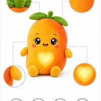 Porte-clés Peluche Mignon IA Mango en Polyester Doux avec Oreilles Mobiles – Idéal pour Enfants et Adultes, Cadeau de Fête