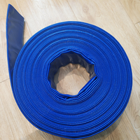 Tuyau de vidange d'irrigation à plat en PVC haute pression robuste 2 pouces 4 pouces 6 pouces 6 bar 8 bar