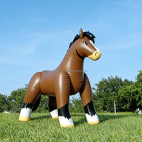 Nouveau design, jouets gonflables géants en forme d'animaux sexy, cheval gonflable blanc à vendre