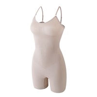 Body sculptant sans couture en nylon une pièce pour le post-partum : amincissement de la taille, contrôle du ventre et rehaussement des hanches - Lingerie sculptante pour femme