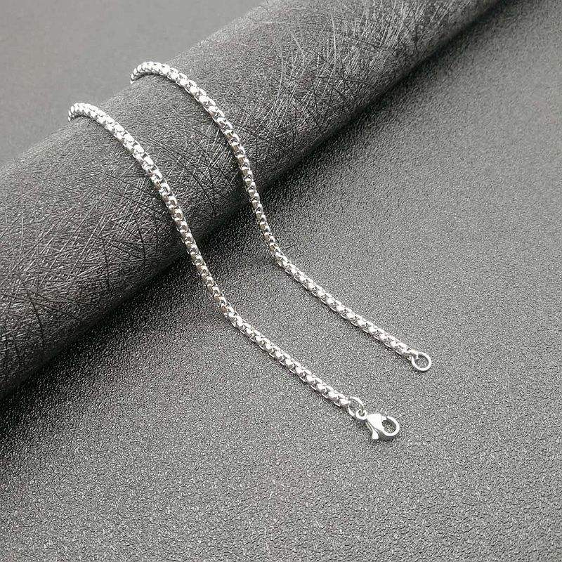 Chaîne en argent 3mm*60cm