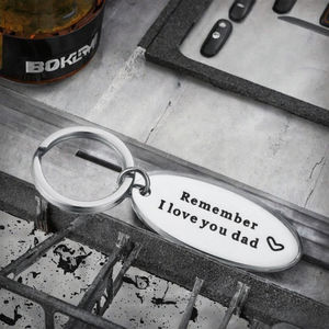 Llavero Personalizado de Acero Inoxidable para el Día de la Madre: Siempre Seré Tu Niño/Niña, el Mejor Regalo para Hija/Hijo - Product Image 3