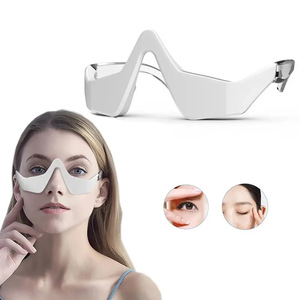 Gafas eléctricas de microcorriente 3D, masajeador de Ojos de <span class=keywords><strong>2</strong></span> modos para aliviar las arrugas, ojeras, estiramiento de la piel, tratamiento de estiramiento de ojos - Product Image 4
