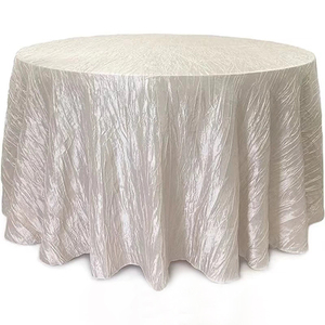 ผ้าแพรแข็งทอด้วย100% ผ้าโพลีเอสเตอร์ทอลายแฟนซีย่นผ้าปูโต๊ะผ้าแจ็คการ์ดแบบซักได้ทันสมัยงานแต่งงานในบ้าน - Product Image 3