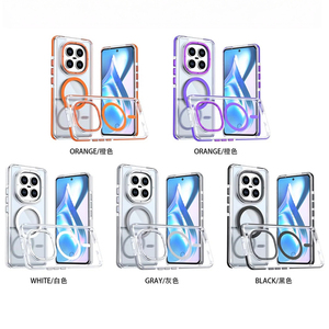 Étui transparent anti-empreintes digitales hybride magnétique puissant pour Redmi Note 12 13 14 4G 15Pro+ 5G, compatible avec la charge sans fil, protection contre les chocs - Product Image 2