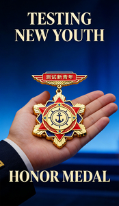 Medaglia Personalizzata in Metallo per Carnevale, Smaltata Colorata con Glitter, Tema Sportivo, Confezionata in Scatola <span class=keywords><strong>di</strong></span> Legno - Product Image 5