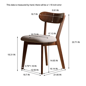 Juego de 4 Sillas de Comedor de Madera de Roble, Sillas Retro Italianas con Respaldo de Madera, Taburetes Sencillos para Restaurante, Hogar, Cafetería y Uso Comercial - Product Image 4