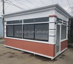 Nhỏ hiện đại Kết Cấu Thép di động đúc sẵn an toàn gian hàng tạm thời gian hàng an toàn cabin bảo vệ ngoài trời nhà an toàn - Product Image 5