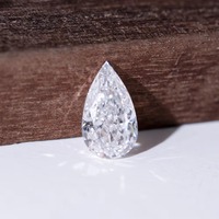 Joyería Zhuomei, Diamante Suelto Cultivado en Laboratorio con Certificación IGI, Corte Pera Blanco, Claridad VVS, Color D, 1ct-3ct, Corte Excelente para Joyería