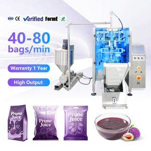 Máquina de Envasado Vertical Eléctrica Automática para Bolsas de Zumo de Ciruela y Batidos de Proteínas, Ahorro de Energía, Uso en Pequeños Negocios - Product Image 1