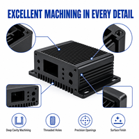 Boîtier d'équipement de communication en aluminium CNC de précision sur mesure pour appareils électroniques et systèmes industriels