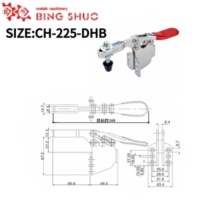 Dụng cụ cầm tay nhanh chóng phát hành ngang chuyển đổi kẹp Gh-201c thép không gỉ cho lắp ráp ứng dụng - Product Image 3