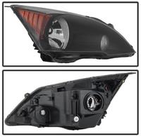 Ensemble de phares LED avec projecteur DRL, boîtier noir, remplacement des feux de jour pour Honda CR-V 2007-2011