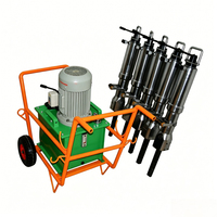 Machine de fendage hydraulique pour roches dures et travaux de traitement en carrière
