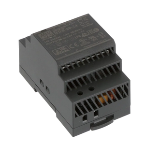 Alimentation électrique à sortie unique HDR-60-24, AC-DC, ultra-mince, forme en marche d'escalier, rail DIN, 60W, 24V, 2,5A, entrée 85-264VAC, industrielle, conforme LPS - Product Image 1
