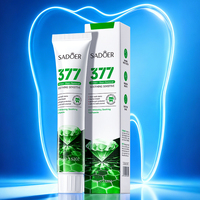 Dentifrice Blanchissant Menthe 100g Marque Blanche 377 Élimine les Taches Dentaires Soin Émail Haleine Fraîche Apaisant Sensibilité 12h OEM