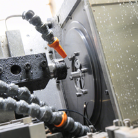 YH42 45 °   Tour CNC horizontal à banc incliné pour usinage d'arbres longs – Machine-outil industrielle pour métaux