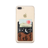 Portefeuille mobile intelligent avec autocollant en cuir, porte-cartes portable pour cartes de crédit, marque Yin Hui, 3 tailles, style tendance