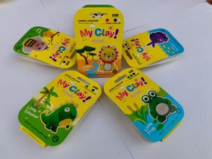 Animal Clay Kit 12 Colors Air Dry Clay Non-Toxic Ultra Light <b>Modeling</b> Clay with Walking Mechanism Education Creative Gift - Product Image 2