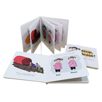 Impresión de Libros de Cartón Personalizados a Todo Color, Precio de Fábrica, Impresión UV, Laminación con Película, Libros Infantiles Preescolares